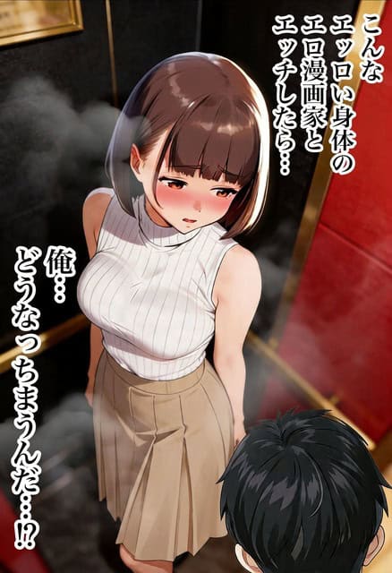 白いノースリーブとベージュのスカート姿のみやこが、座った拓の前でうつむいて立っている